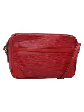 Authentic LOUIS VUITTON Epi Trocadero 27 Shoulder Bag Red M52317 LV